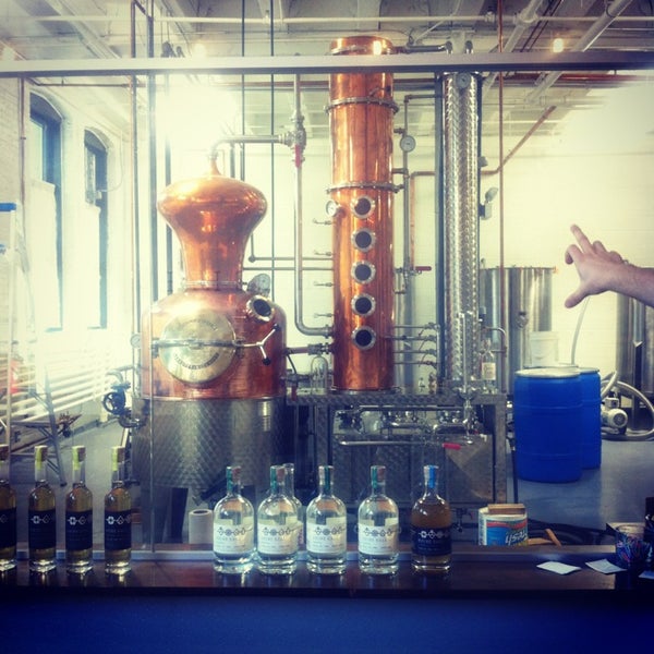 Photo taken at Rhine Hall Distillery by Veronica C. on 3/20/2014