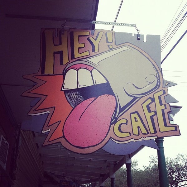 Photo taken at HEY! Café by Veronica C. on 1/8/2013