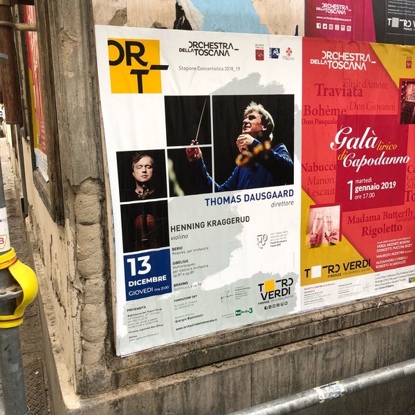 Photo taken at Teatro Verdi by Martin v. on 12/13/2018