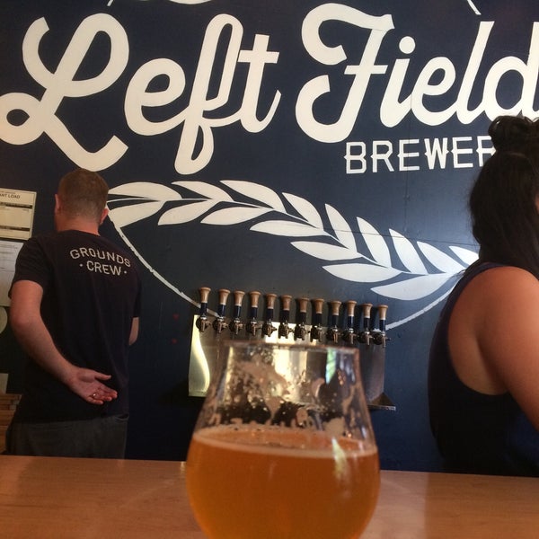 Photo taken at Left Field Brewery by Xan K. on 7/13/2019