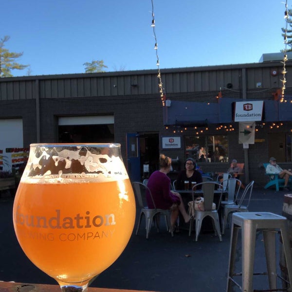 Photo taken at Foundation Brewing Company by Xan K. on 9/26/2021