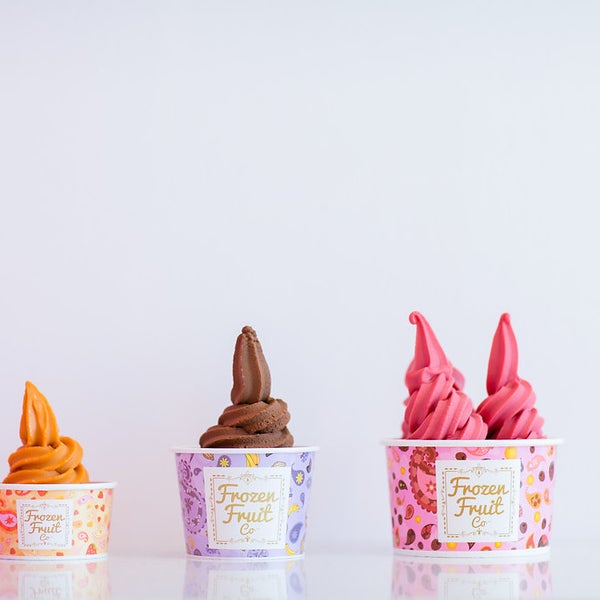 We are the first & only makers of a completely new plant based & vegan friendly frozen treat just made from fruit and natural fruit sugars. Made fresh everyday to our own secret recipes.