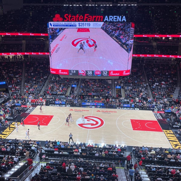 Photo taken at State Farm Arena by Nate B. on 3/22/2023