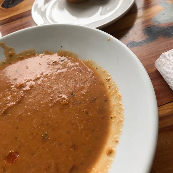 Creamy tomato soup $8.