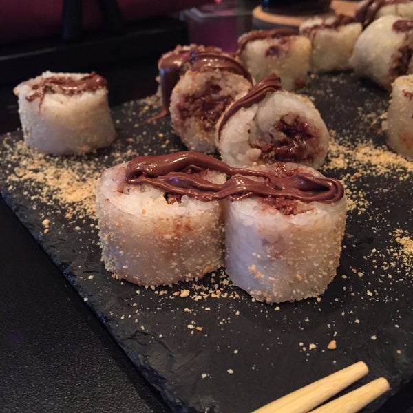 Photo taken at Go Sushi by Milica on 6/28/2015
