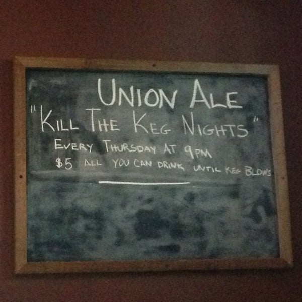 Photo taken at Union Ale by Jeremiah P. on 8/10/2013