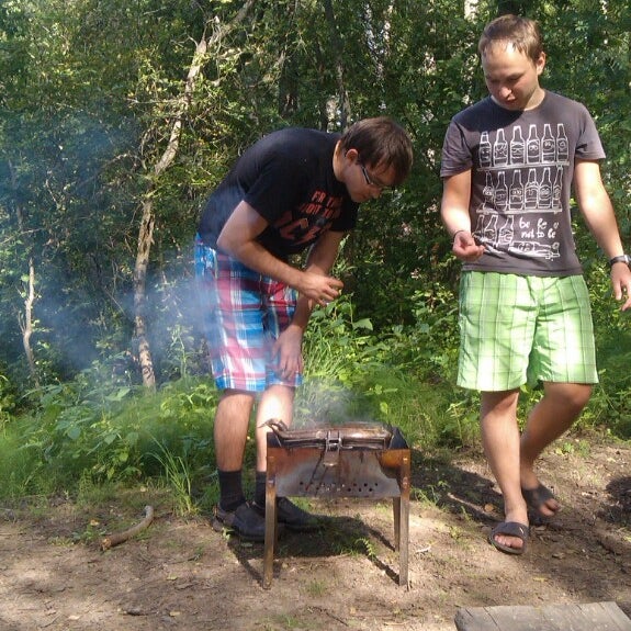 Палаточный лагерь на Вуоксе