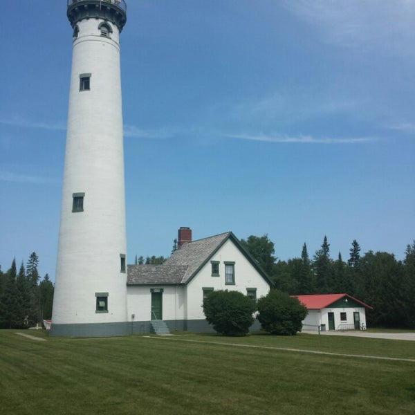 Photo taken at New Presque Isle Lighthouse by Aaron C. on 8/6/2014