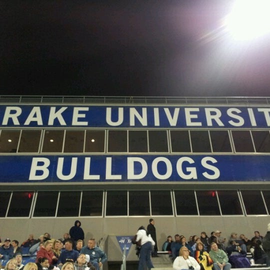 Foto diambil di Drake Stadium oleh Connie J. pada 10/13/2012
