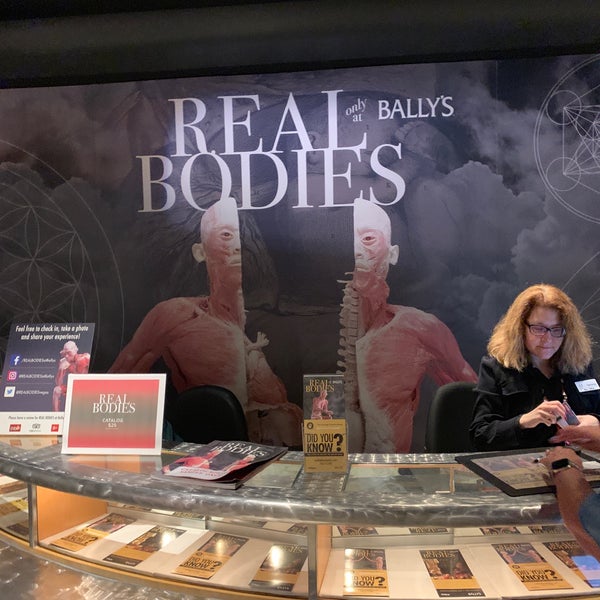 Photo taken at REAL BODIES at Bally&#39;s by Jeffrey D. on 6/23/2019