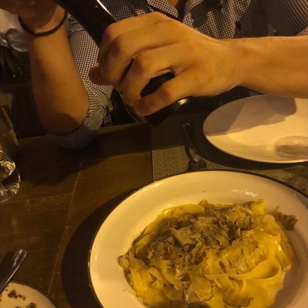 Spaghetti with white truffle 👍