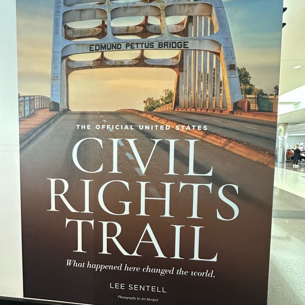 Take a little time and learn something about Civil Rights! Nice exhibit at gate C-1.
