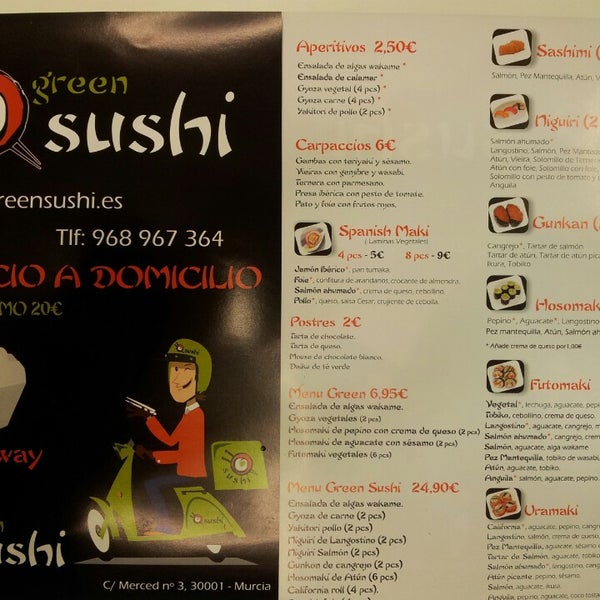 Foto scattata a Green Sushi da Juanjo C. il 3/25/2013