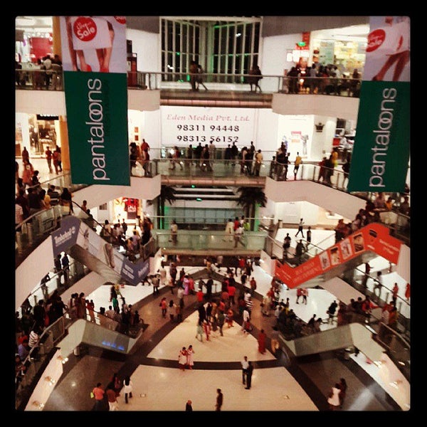 Photo taken at South City Mall by Amit S. on 7/21/2013