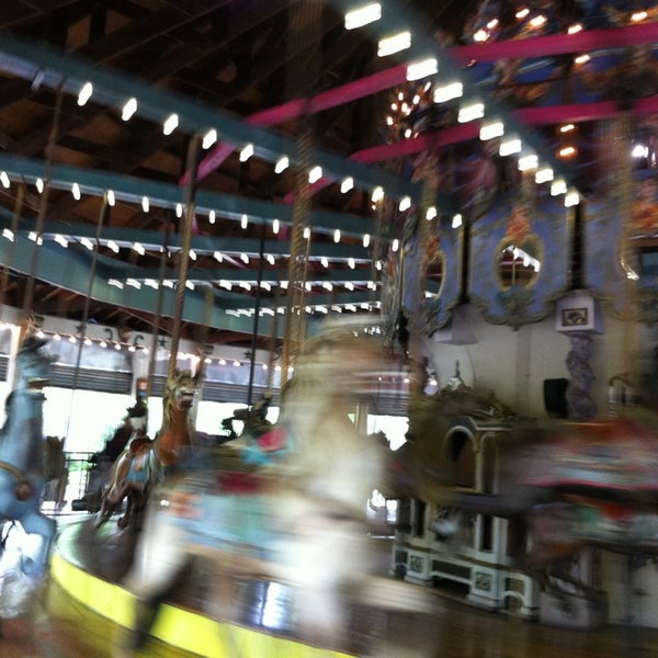 Photo taken at Forest Park Carousel by Laura G. on 5/18/2014