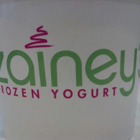 Photo taken at Zainey&#39;s Frozen Yogurt by Gay D. on 11/30/2012