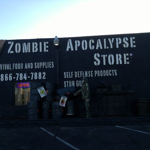 Photo taken at Zombie Apocalypse Store by Jennifer 8. L. on 5/1/2013