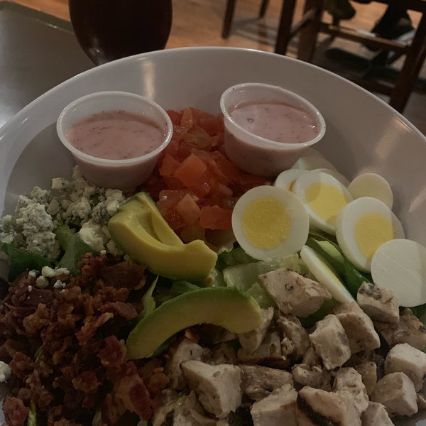 The Cobb salad is huge and a good value for hotel restaurant food.