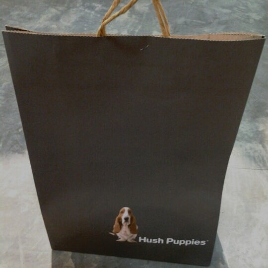 Paper bag shop hush puppies