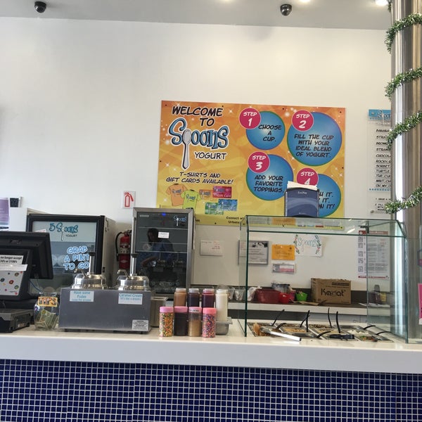 Spoons Yogurt Central Station Frozen Yogurt Shop in College Station