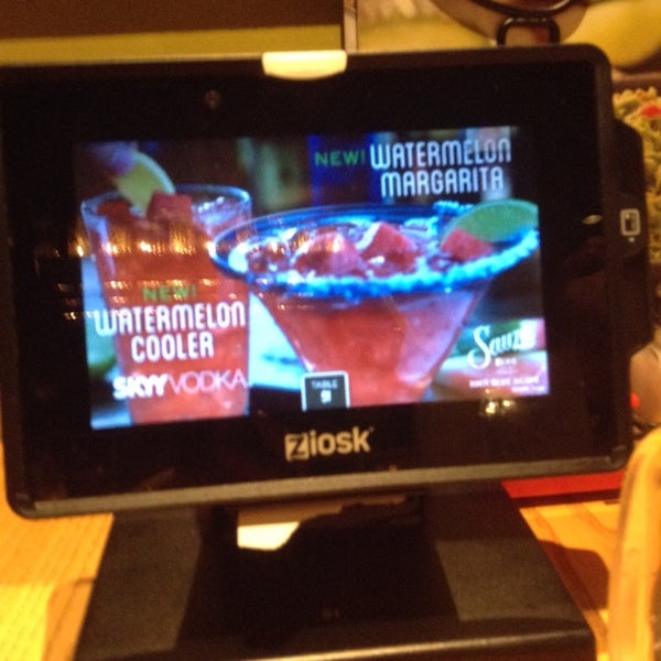 Less interaction with ur server but you can pay the bill fast and re-order drinks