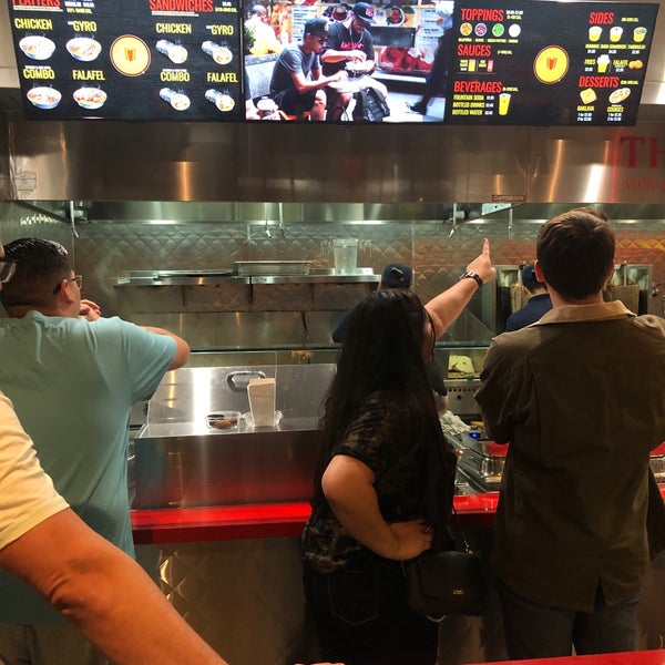 Photo taken at The Halal Guys by Sean F. on 8/18/2019