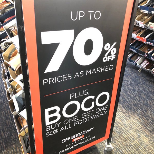 Off broadway shoes in store store coupon