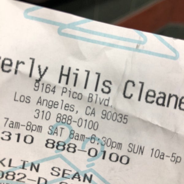 Beverly Hills Cleaners Laundry Service in Los Angeles