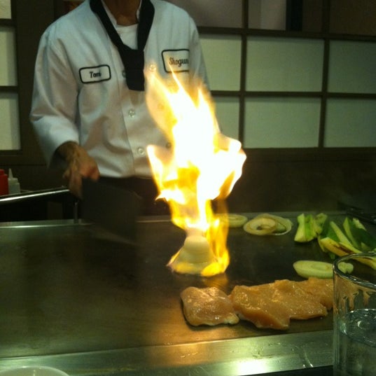 Photo taken at Shogun Japanese Steak House by Christy S. on 6/6/2013