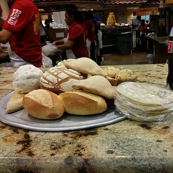 Photo taken at El Bolillo Bakery by Damon J. on 1/2/2014