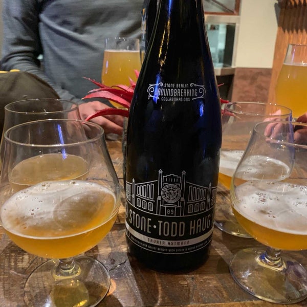 Photo taken at Stone Brewing Tap Room by Andy C. on 5/4/2019