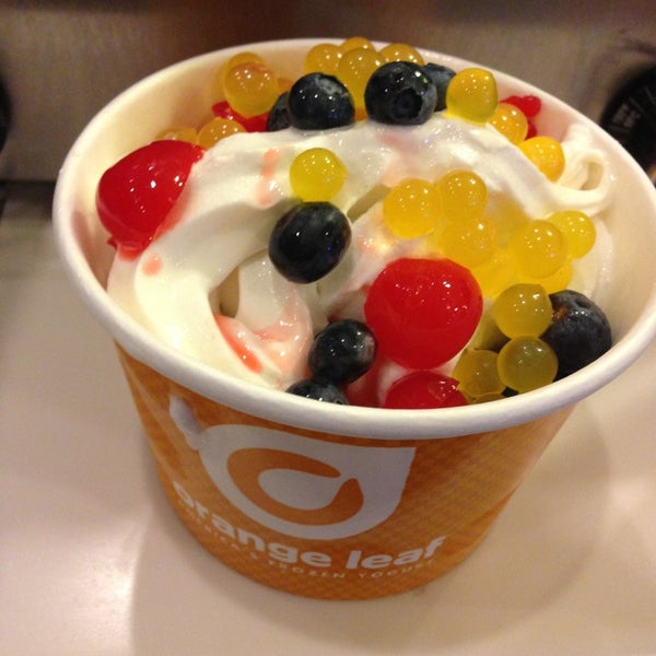 Photo taken at Orange Leaf by Jessica S. on 2/17/2013