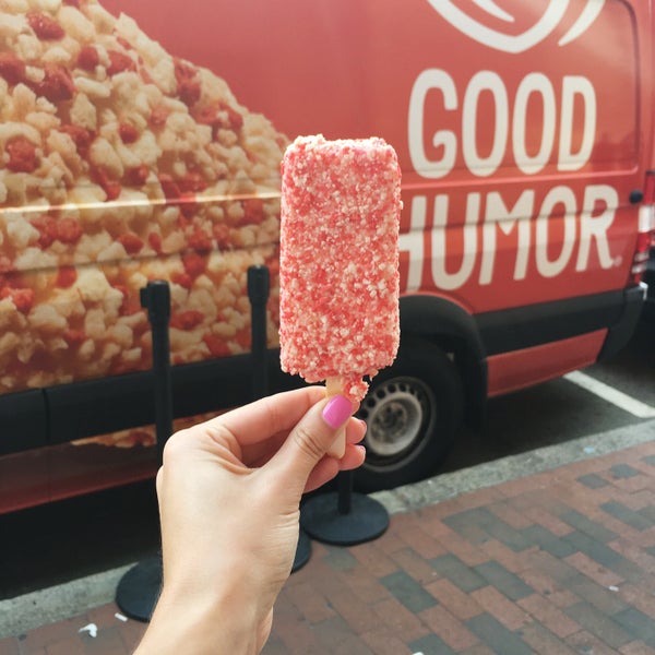 The only thing better than ice cream is free ice cream 🍦 I've partnered with Good Humor to spread the word about their ice cream trucks around Boston. Make sure to find them for some tasty treats!