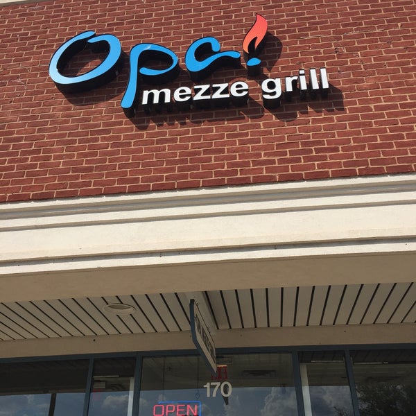 Photo taken at Opa! Mezze Grill by Joshua on 9/10/2016