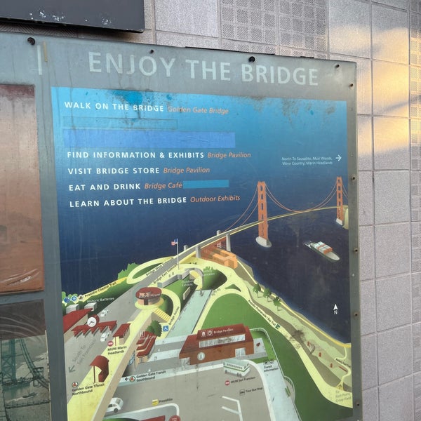 2/7/2024 tarihinde Carlos A.ziyaretçi tarafından Golden Gate Bridge Welcome Center'de çekilen fotoğraf