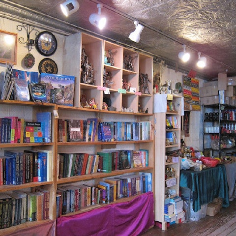 For the time-pressed, Enchantments offers pre-made candles, along with incense, books, spices, oils, herbs and resins, with locally -made jewelry and wands sold in the front of the shop.