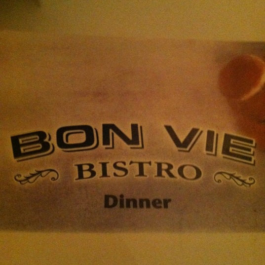 Photo taken at Bon Vie Bistro by Robert T. on 11/9/2012