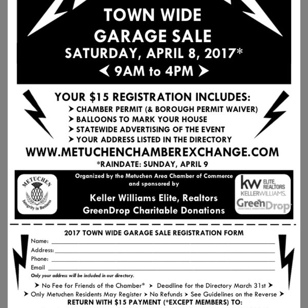 Metuchen Town Wide Garage Sale Miscellaneous Store