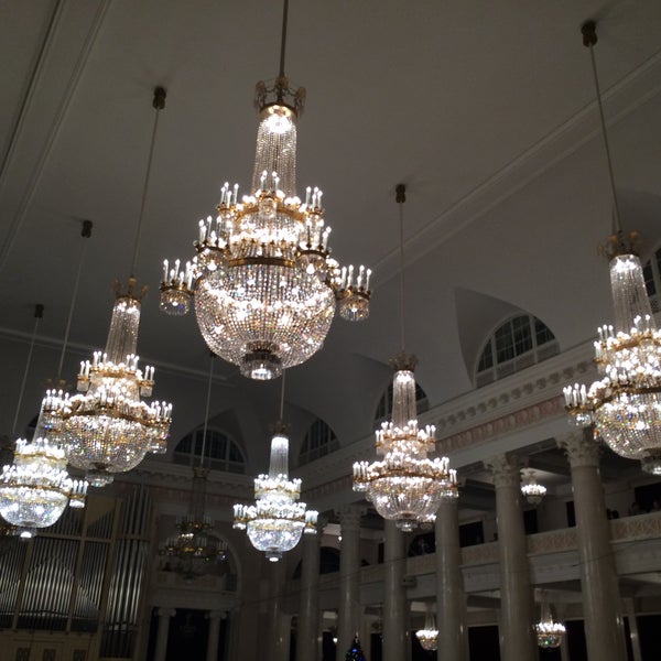 Photo taken at Grand Hall of St Petersburg Philharmonia by Ekaterina Z. on 1/13/2015