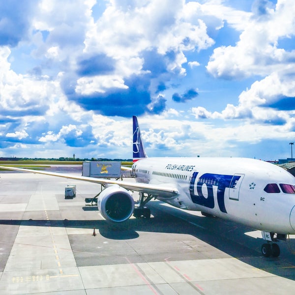 Photo taken at Warsaw Chopin Airport (WAW) by Bart L. on 6/21/2015
