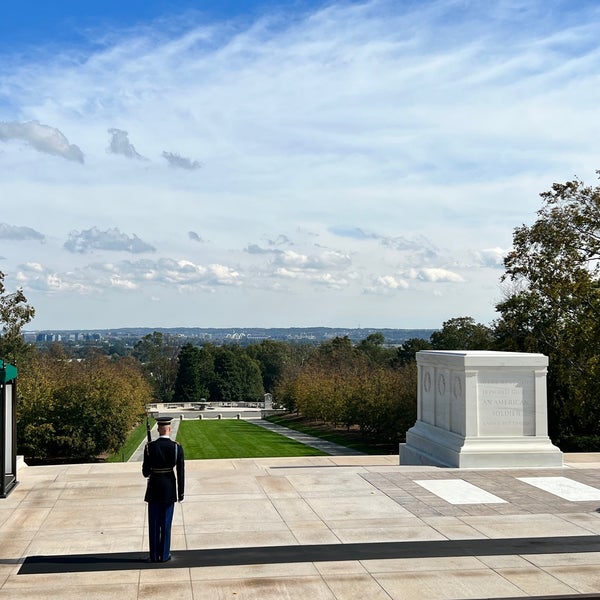 Photo taken at Tomb of the Unknown Soldier by Shawn P. on 10/25/2021