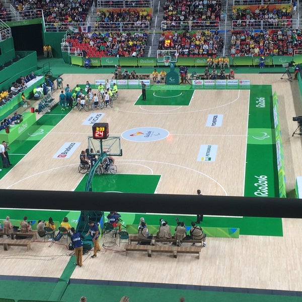 9/8/2016 tarihinde Dominique R.ziyaretçi tarafından Arena Olímpica do Rio'de çekilen fotoğraf