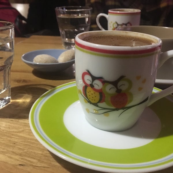 Photo taken at Baykuş Coffee Shop by Canan K. on 11/20/2017