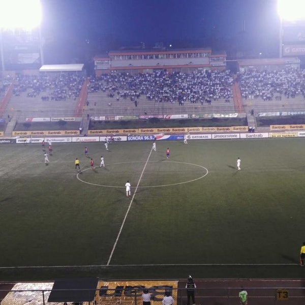 Photo taken at Estadio Cementos Progreso by Robert C. on 5/19/2013