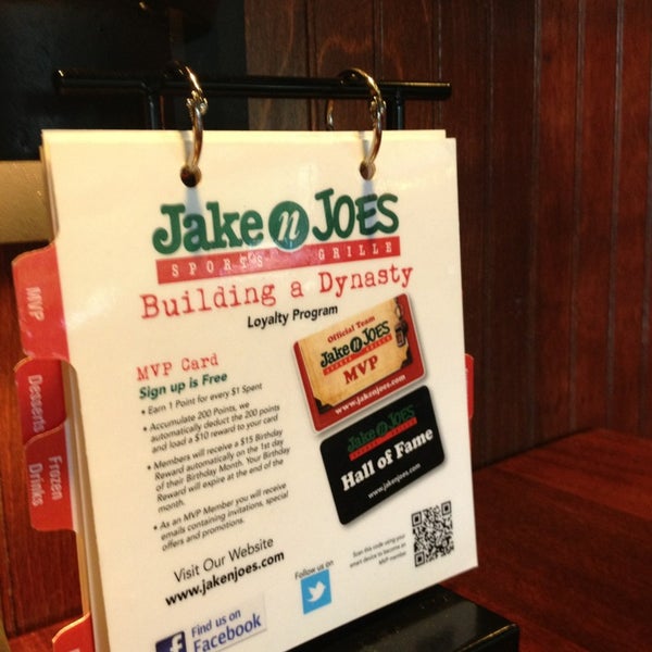 Photo taken at Jake n JOES Sports Grille by Matt L. on 8/16/2013