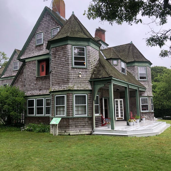 Waquoit Bay National Estuarine Research Reserve Monument in Waquoit