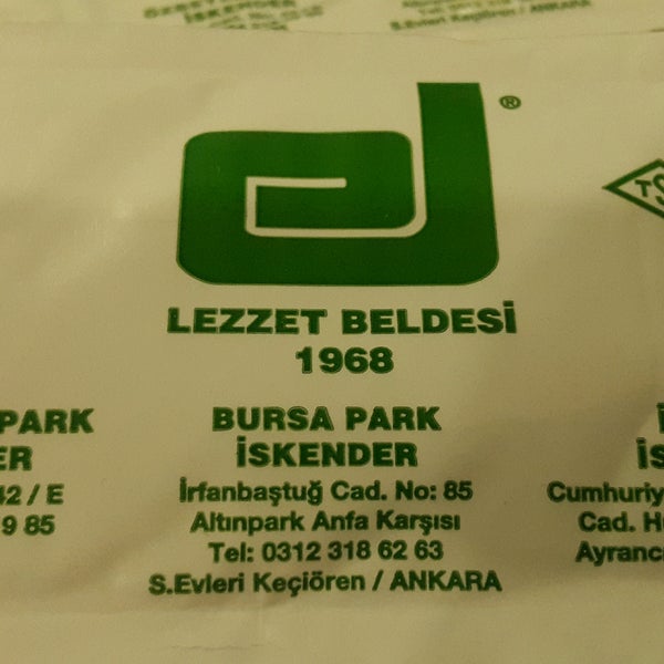 Foto tomada en Özbeyler Park İskender  por Koray S. el 10/25/2016