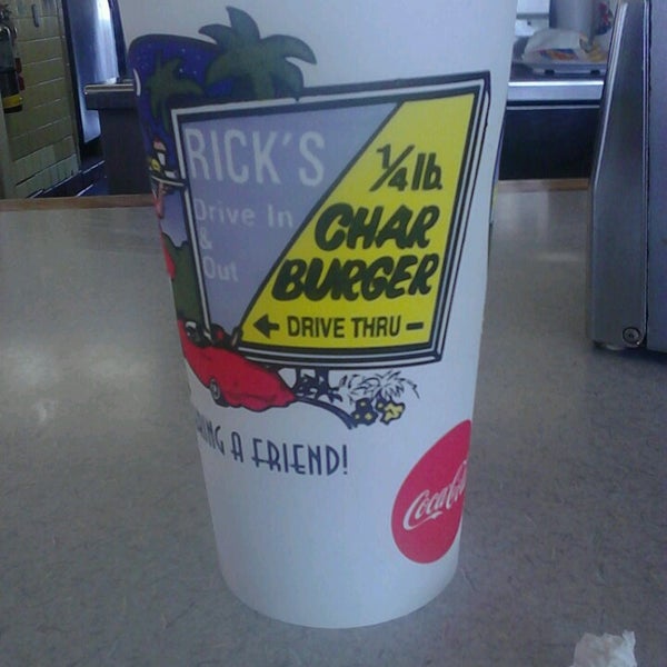 Photo taken at Rick&#39;s Drive In &amp; Out by jesus h. on 8/10/2013