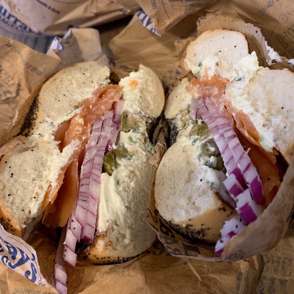 Photo taken at Murray&#39;s Bagels by Michal on 9/15/2019
