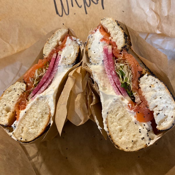 Photo taken at Black Seed Bagels by Michal on 11/3/2019